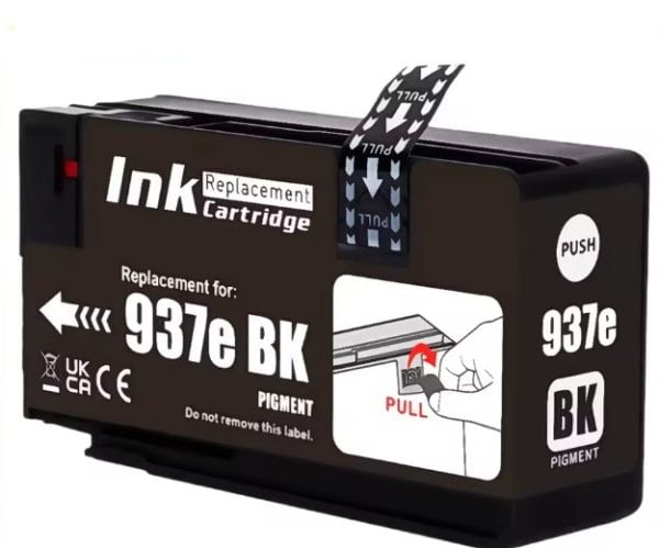 Náhradná tonerová kazeta HP 937e BK pre tlačiarne.