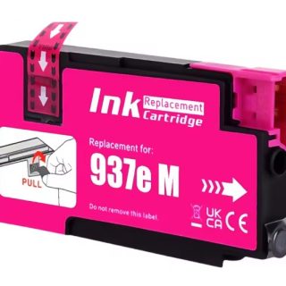 Magenta toner HP 937e kompatibilný s tlačiarňami.
